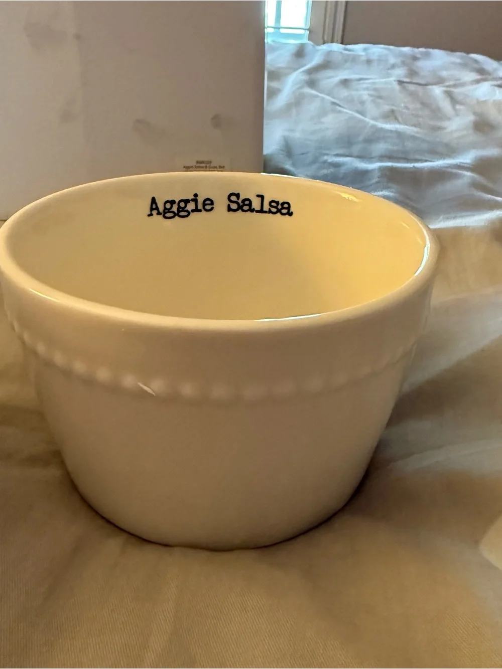 Aggie Salsa and Guac Bowl Set